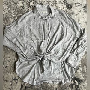 Lou and grey front tie shirt - size small